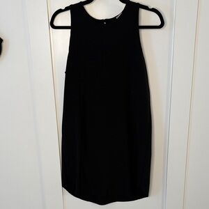 Chic Black Sleeveless Mini Dress